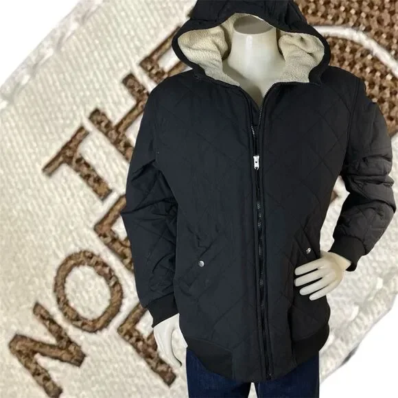 The North Face Cuchillo 2.0 Quilted Sherpa Lined Men’s 2XL Hoodie Jacket - Picture 1 of 14